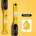 Pokemon Strap LED Electronic Watch New Cute Pikachu Gengar Waterproof
